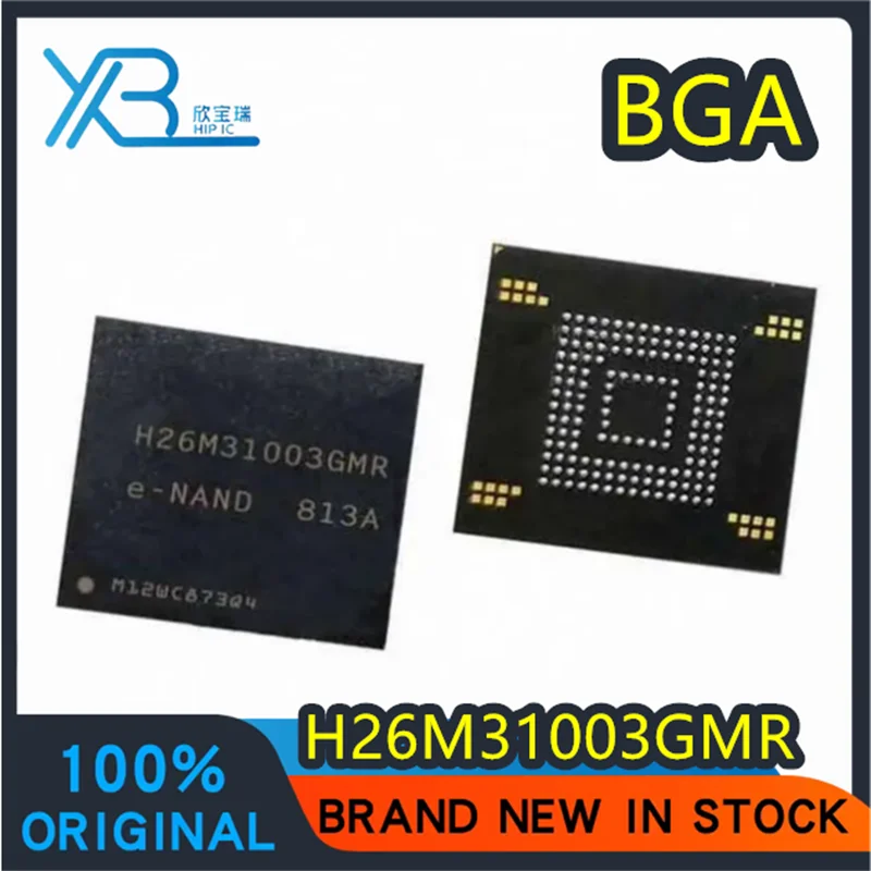 

(5/50 pieces) H26M31003GMR BGA153 new genuine emmc 4G mobile phone hard disk chip spot electronics