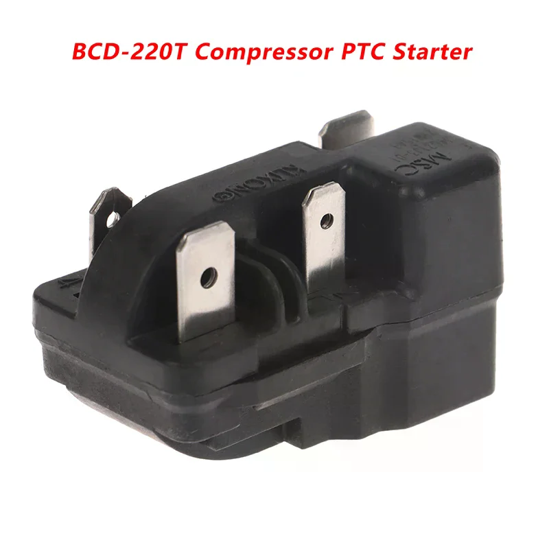 1PCS Suitable For Refrigerator BCD-220TG Compressor PTC Starter KLIXON Over-temperature Overload Protection Relay