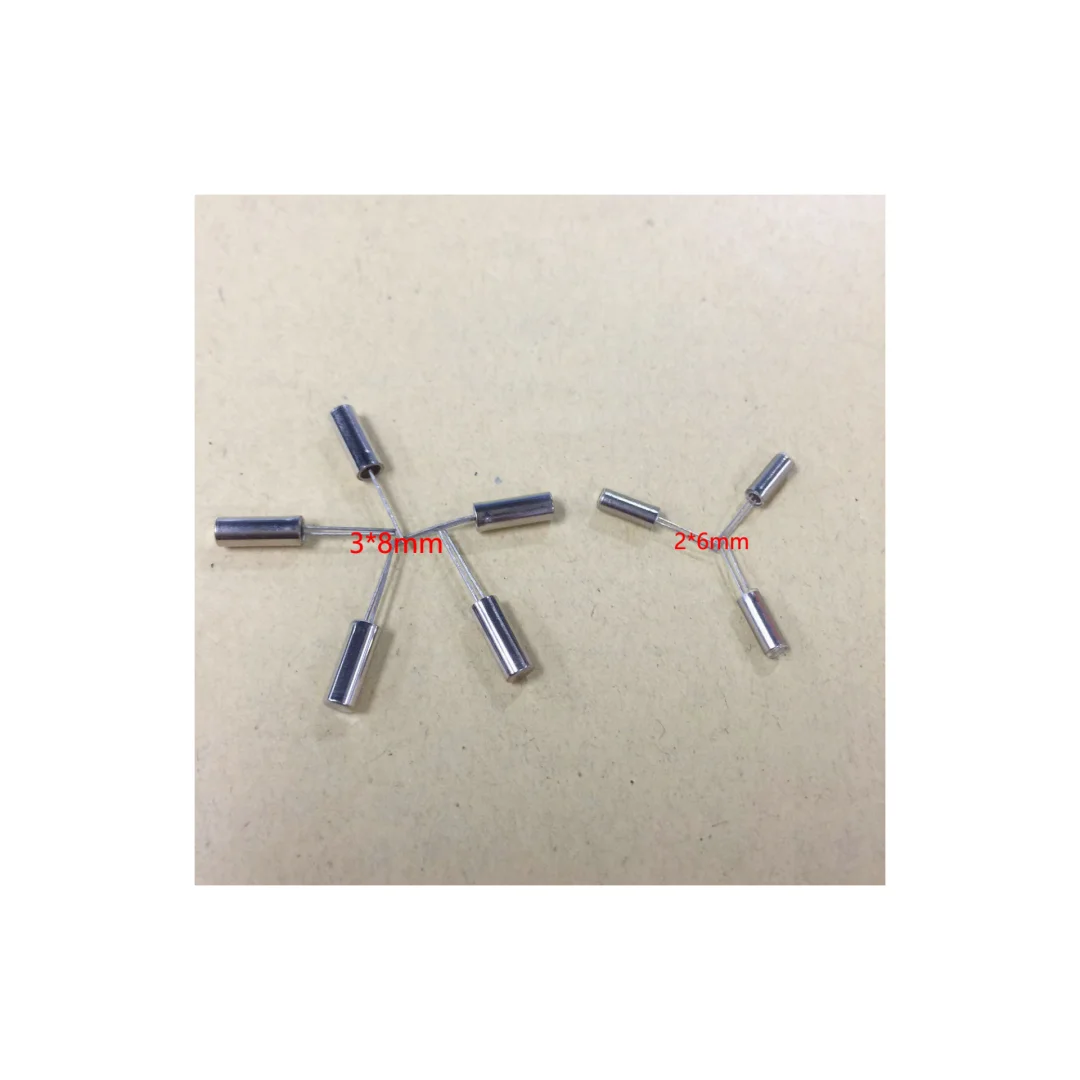 

100PCS/32.768K cylindrical 32.768KHZ clock quartz crystal oscillator high precision imported