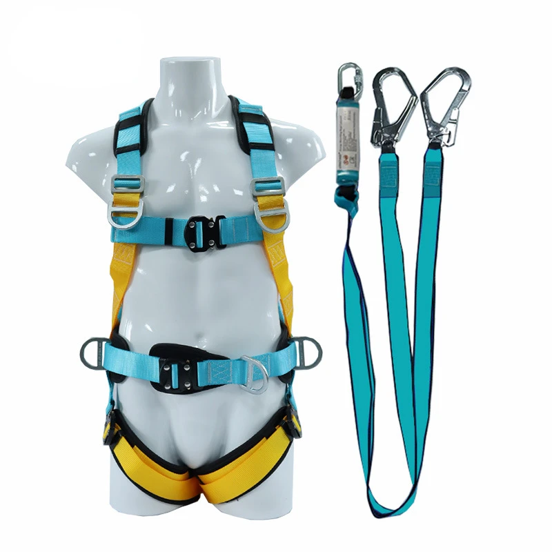 Imagem -06 - High Altitude Work Safety Belt Arnês de Corpo Inteiro Treinamento de Escalada ao ar Livre Equipamento de Proteção de Construção Pontos Pontos Pontos