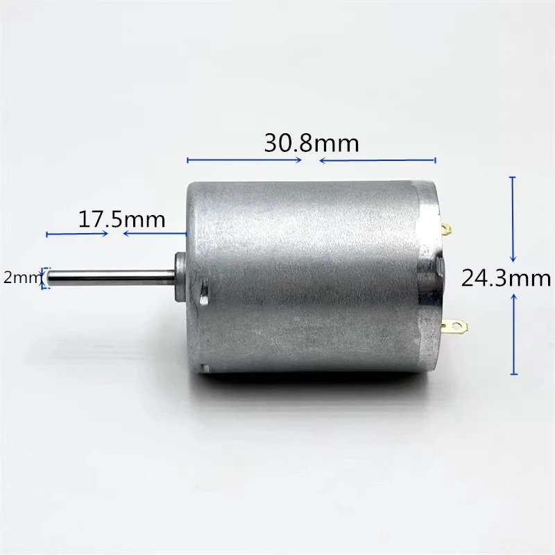

RK-370CC-3080 Mini 370 Motor DC 3.7V 5V 6V 12700RPM High Speed Micro 24mm Carbon Brush Electric Motor DIY Hobby Toy Model