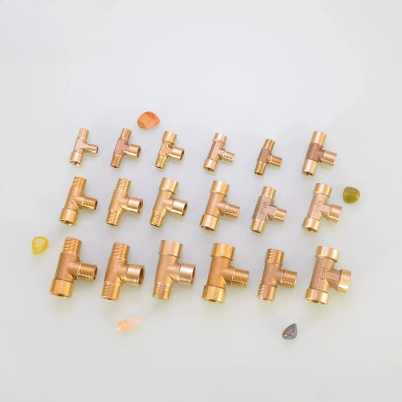 2-Point Three-Way Three-Inner Wire Joint 1-Point Three-Point Three-Outer Teeth Inner And Outer Wire Brass Mechanical Accessories