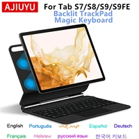 Teclado Mágico para Samsung Galaxy Tab S7 S8 S9 11\"", para Tab S10 Lite S9 FE 10.9\"", Funda con Teclado Magnético Inteligente para Tablet