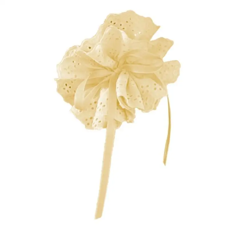 

39BD Lace Hair Scrunchies Oversized Hair Bun Scrunchy Ruffle Fashion Ponytail Holder