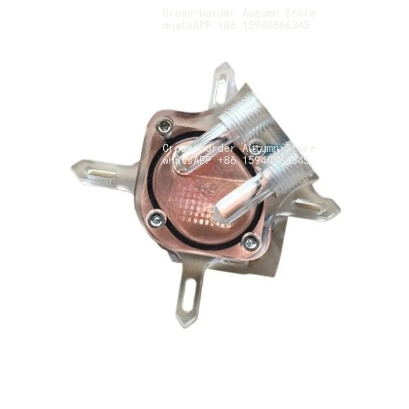 Computer, water-cooled graphics card radiator, water-cooled head black copper bottom, high temperature resistant new model