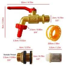 

Adapter for Fish Tanks and Pond Aquarium Water Tank Divider Kit - Durable PVC Construction, Easy-Install Bulkhead Fitting & Hose