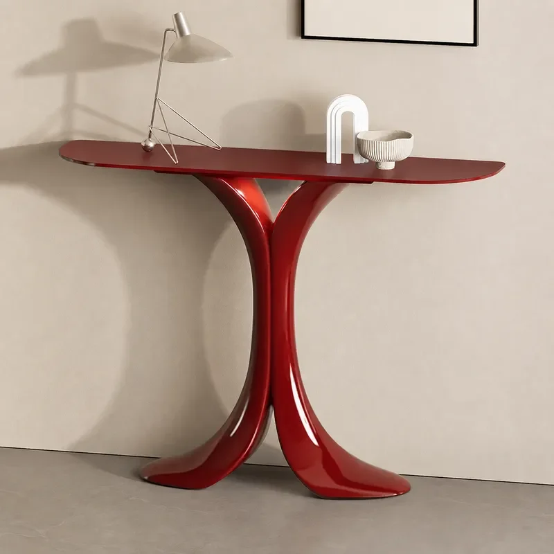 Modern Minimalist Entrance Console Table Luxury Front Door Cabinet High End Entryway Platform Simple Hallway Storage