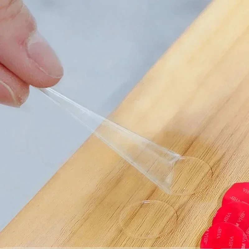 10 قطعة لاصق قوي على الوجهين مقاومة درجات الحرارة العالية حامل هاتف شفاف رقيقة جدا Traceless شريط مزدوج الجوانب