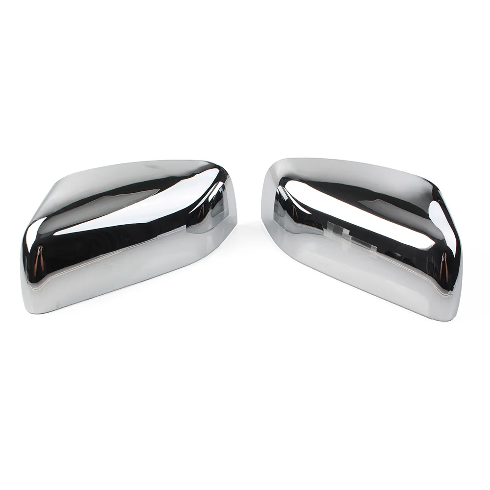 1 Pair Chrome Car Side Rearview Mirror Cover Cap For Land RoverLR4 LR2 Freelander 2 Range Rover Sport