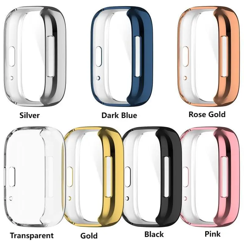 Soft TPU Case for Redmi Watch 3 /3 Lite /3Active Smart Watch Strap Bumper Cover Screen Protector For Xiaomi Redmi Watch3