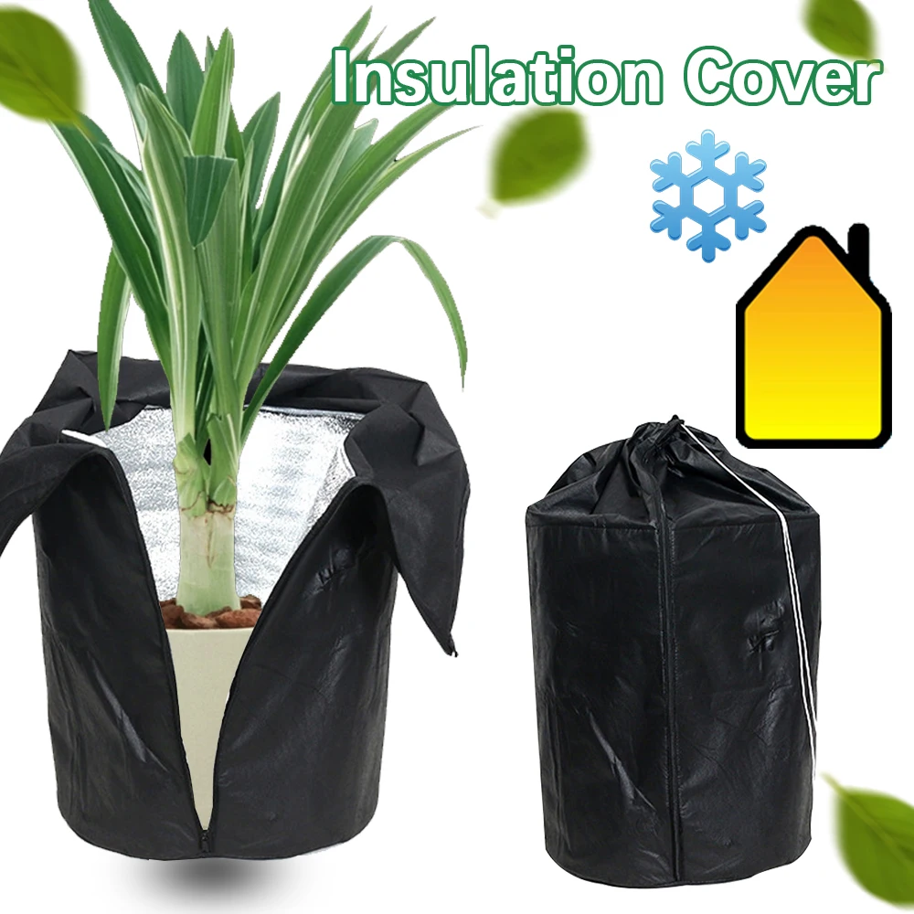 

PP 45x50cm Garden Plant Thermal Insulation Protective Shell Frost-proof Anti-freeze Cover Winter Bonsai Flower Protect Equipment