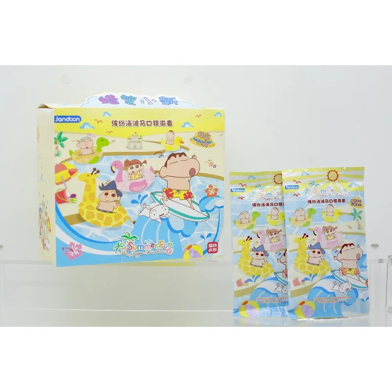 

Crayon Shinchan слепая коробка игрушки милая пляжная серия Kawaii аниме фигурка значок брошь булавки ACG аксессуары коллекционные украшения