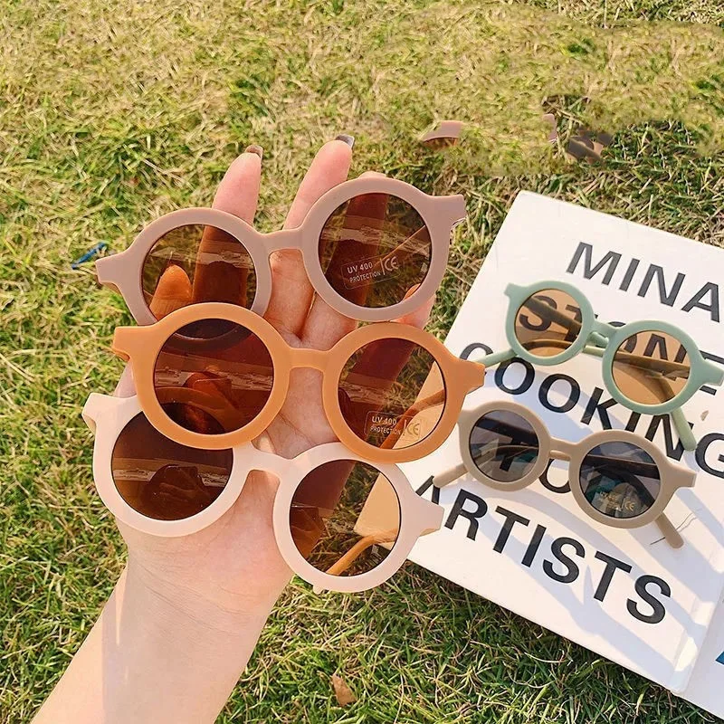 Fashion Trends Children's Sunglasses Parent-child Frosted Glasses Decorative Runway Shades Trendy Children's Sunglasses