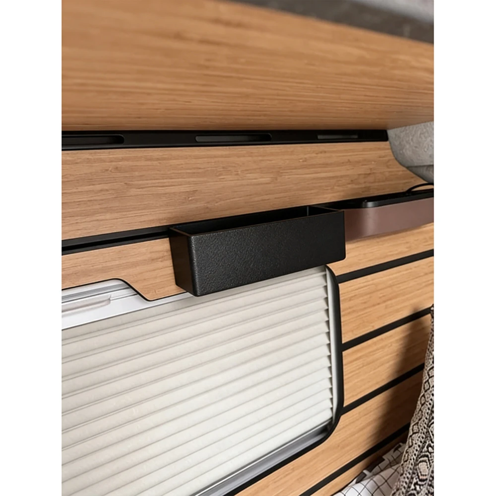 

Hook-In Tray For Hymer Multifunction Wall System Easy Installation RV Multifunctional Track System Storage Box RV Accessories