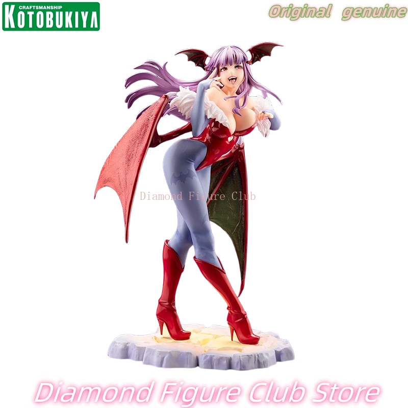 재고 오리지널 1/7 Kotobukiya BISHOUJO 조각상 Morrigan Aensland 애니메이션 피규어 모델, 장식품 장난감 선물