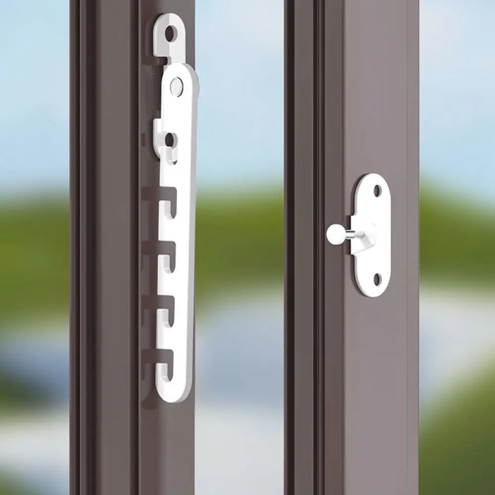 Modern Sliding Window Limiter Security Lock Adjustable Child Protection Catch For Aluminum Steel Door Hardware