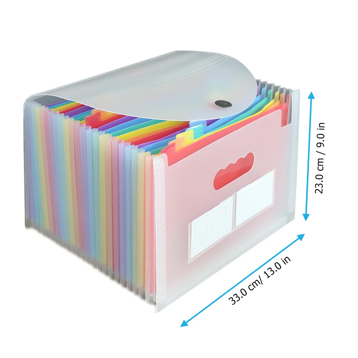 24-zakken Uitbreidende bestandsmap Stijlvolle draagbare documentorganizer Gespontwerp voor thuiskantoor Schoolgebruik Ontvangstorganisator