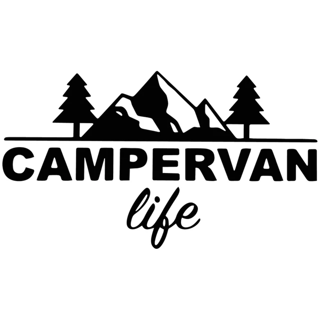 

Car Sticker Fashion Camper Van LIFE Vinyl Waterproof and Sunscreen PVC Personalized Car Stickers