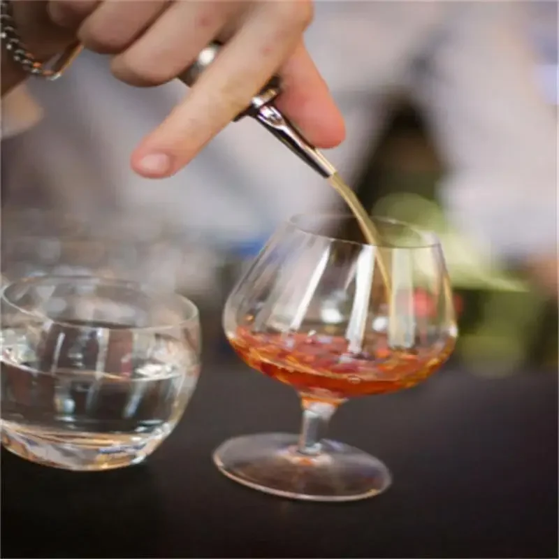 الفولاذ المقاوم للصدأ زجاجة النبيذ المدفق النفط الفلين نادل النبيذ الملحقات الخمور الروح Freeflow صنبور سدادة أدوات البار المطبخ #5