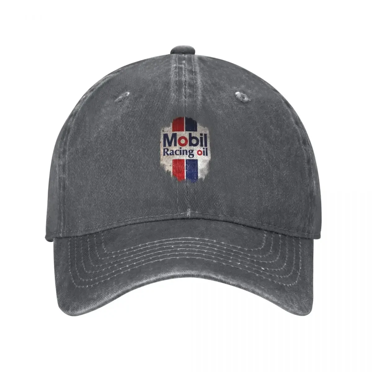 Mobil racing oil vintage sign Baseball Cap Golf Cap Streetwear Golf Men Women's