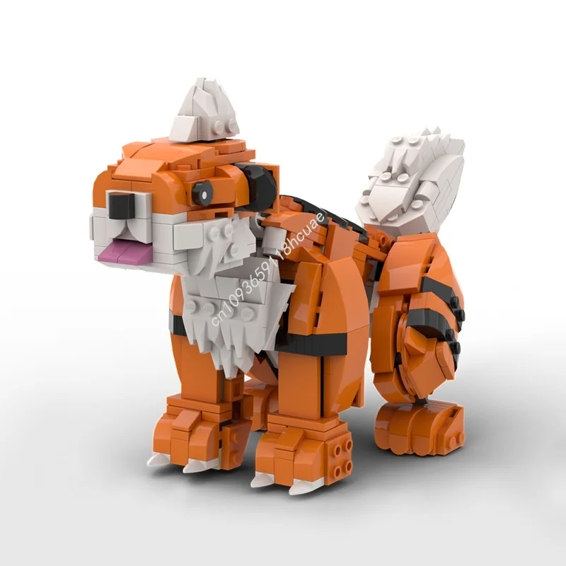 

526 шт. MOC Growlithe Creator 3 1ed модель строительные блоки собрать рождественские подарки DIY игрушка творческая идея кирпич детский день рождения