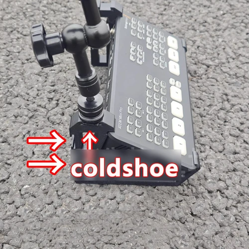 Imagen 2 del producto ATEM mini pro soportes de refrigeración coldshoe puede contener monitor portátil extremeISO Director Channel aumenta los soportes de disipación de calor