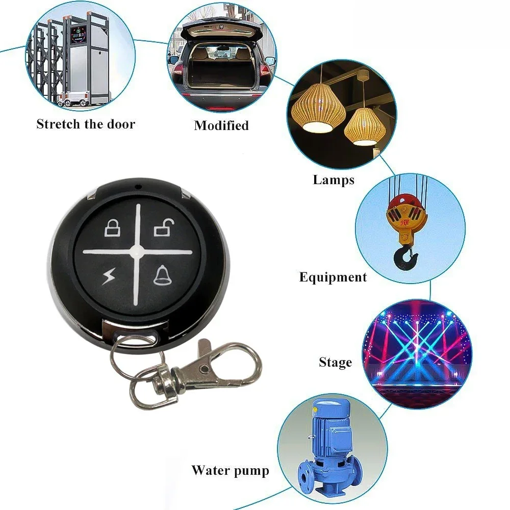 Ouvre-porte de Garage télécommandé 433MHZ 433.92mhz, duplicateur de télécommande, apprentissage du Clone, Code roulant