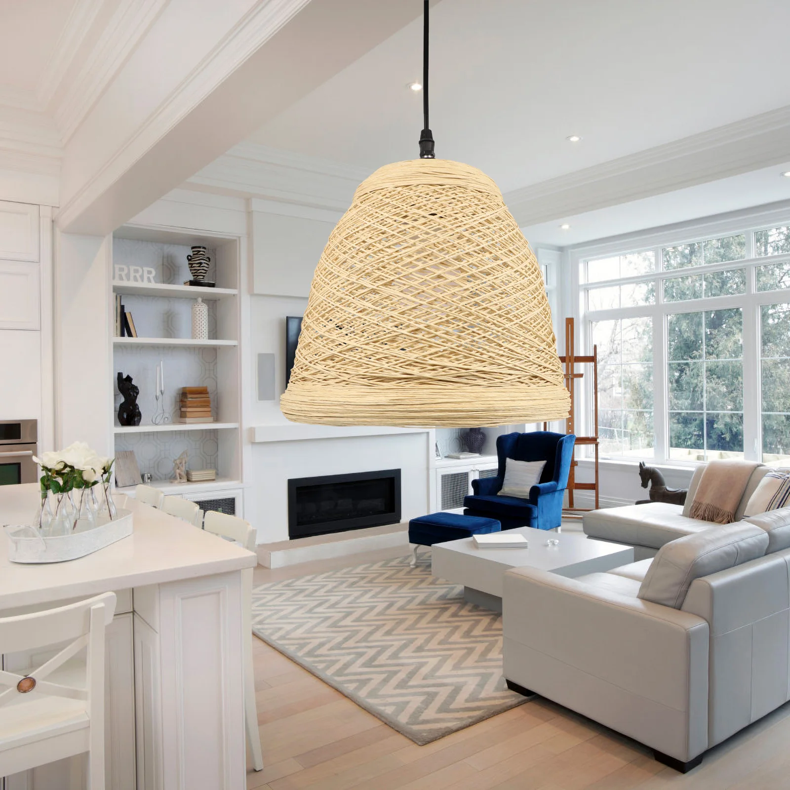 

Rattan Ch Bamboo Lantern Pendant Lamp H made Ceiling Bamboo Lantern Pendant Lamp Light Decorative Hotel Bedroom Tea Room Bar