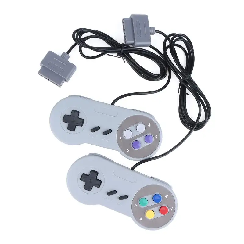 Replacement Gamepads For SNES SFC 16 Bit Video Game Console Handle Purple Colorful Buttons Controller Joystick Accessories