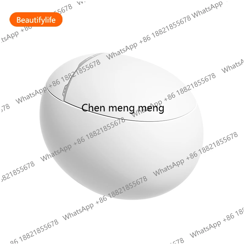 

A50 Auto-Washing & Deodorizing Intelligent Smart Toilet Floor-Mounted with Round Egg Shape Voice Control Automatic Smart Wc Toil