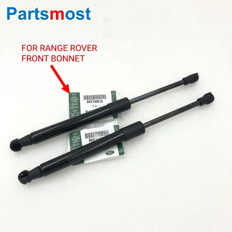 New 2 pieces of Front Bonnet Gas Lifts for Land Rover Range Rover L322 2002 to 2012 Hood Support Gas Spring Gas Strut BKK760010