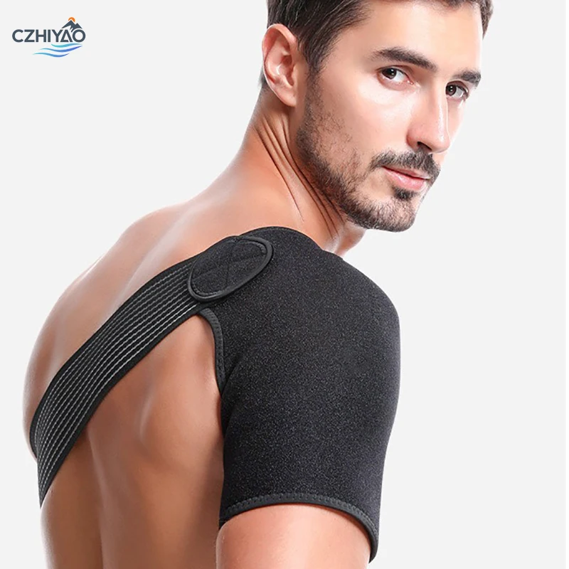 

CZHIYAO Left Shoulder Brace for Women and MenAdjustable Support for Injury PreventionDislocated Joint Frozen Pain Tendinitis