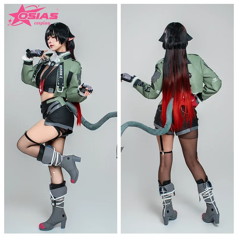 مجموعة أزياء OSIAS جين دو التأثيرية جين دو شعر مستعار جين دو أحذية Zenless Zone Zero