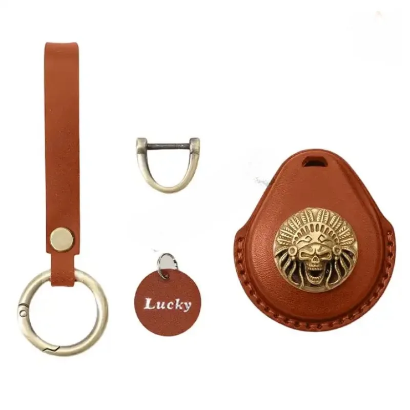 

Handmade Genuine Cowhide Leather Key Fob Cover Fit For Harley Davidson X48 Forty Eight Fat Boy 114 Road Glide Smart Key Pouch