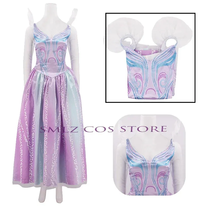 

Anime Witch Glinda Cosplay Costume Women Pink Color Dress Magic Witch Halloween Carnival Party Glinda Outfits for Woman