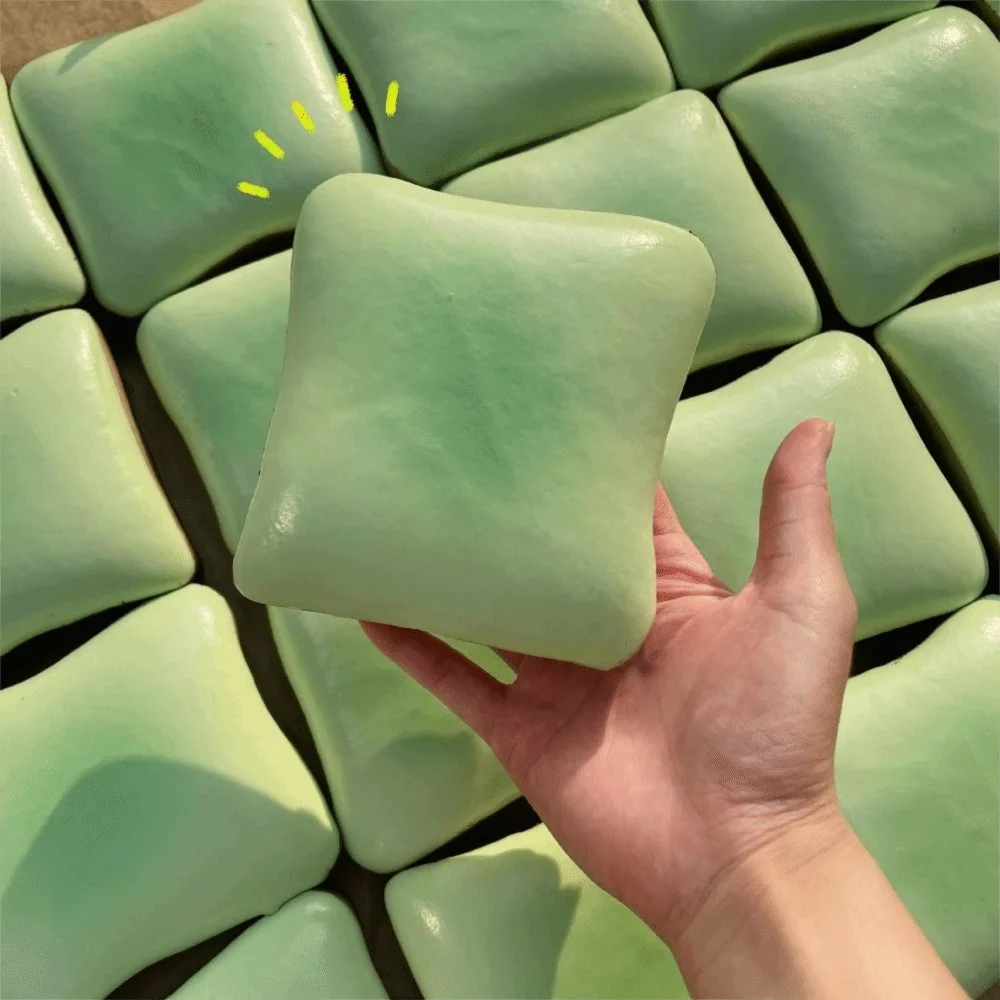 재미있는 끈적끈적한 빵 버터 스퀴시 불안 완화 스트레스 해소 부드러운 스트레스 볼 장난감 감각 놀이 스트레스 해소 장난감 선물