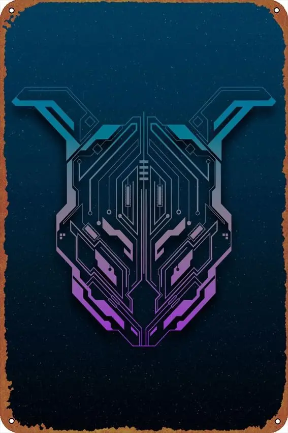 ملصق لعبة M1،Mewtwo - لافتة قصدير للمنزل، والحديقة، والبار، والمطعم، والمقهى، والمكتب، والمتجر، والنوادي - مثالي