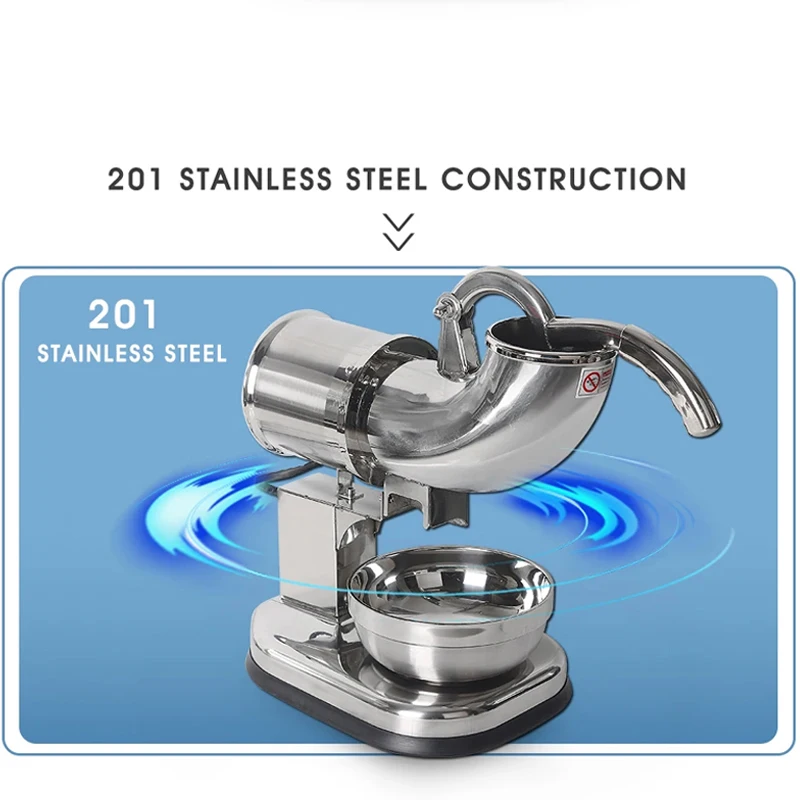 كسارة الجليد التجارية كشك المنزلية الصغيرة كسارة الجليد التلقائي الحليب الشاي متجر آلة طين صانع الجليد حلق