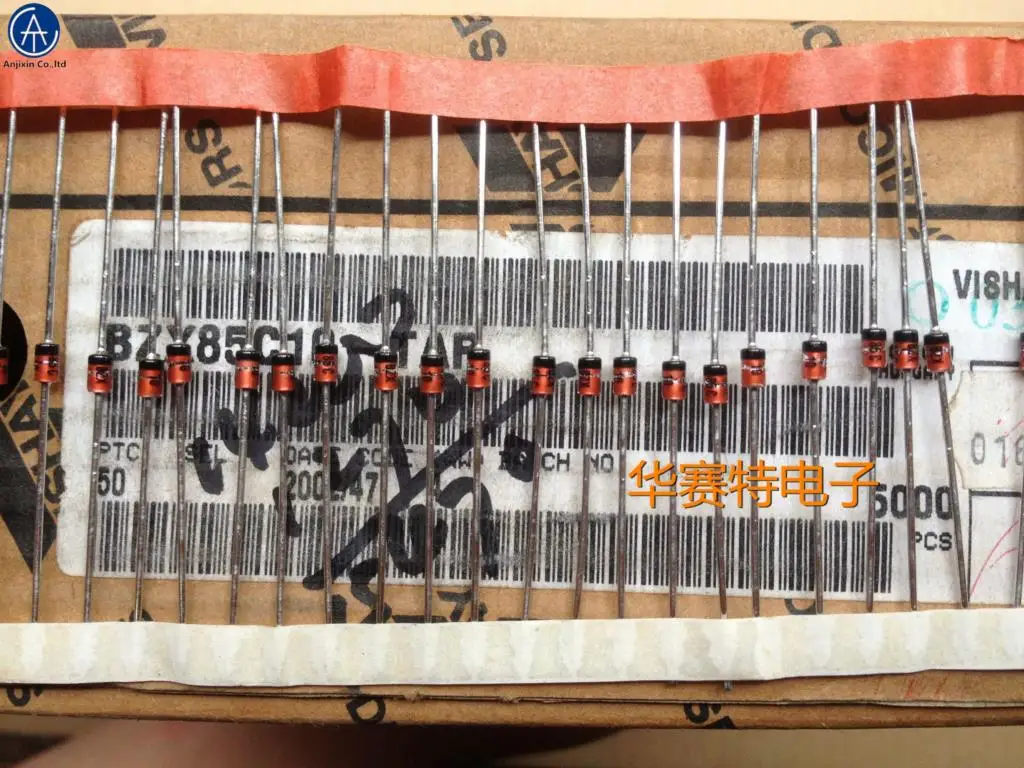 30Pcs 100% ต้นฉบับใหม่ Zener Diode BZX85C10-TAP BZX85C10 DO-41 1.3W 10V