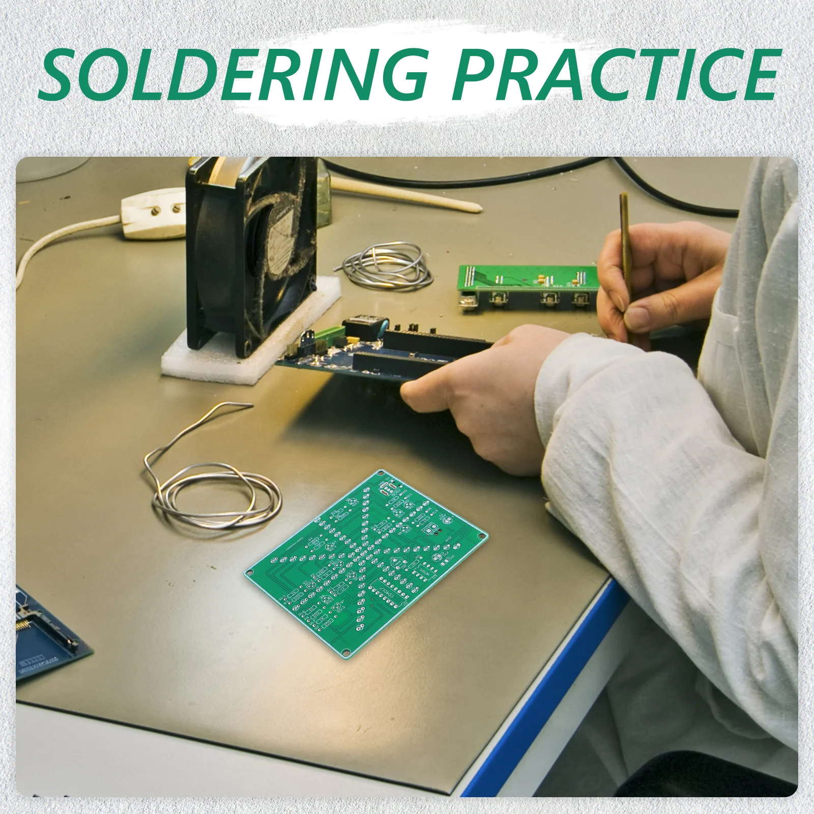 

Explosion Light Kit DIY Electronic Project with Speed Control Soldering Practice for Beginners Red Yellow Flowing Leds Learning