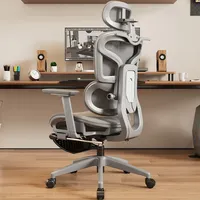 Ergonomic Chair Lumbar Support Computer Chair Home Comfort for Long Sitting Adjustable Bureaustoel Household and Office Supplies