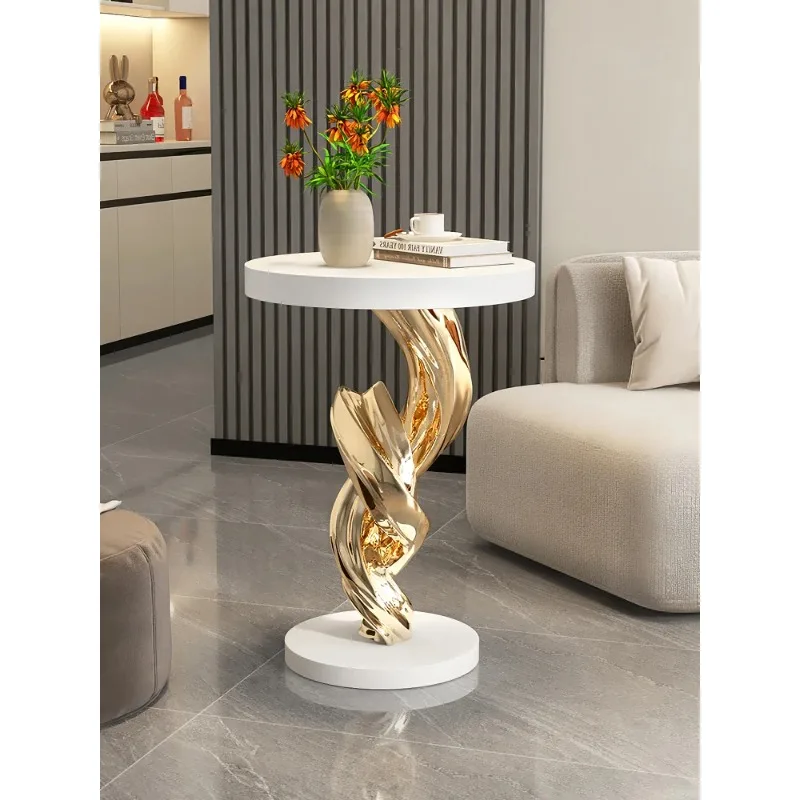 Modern Abstract Sculpture Table, Furniture, Sofa, Coffee , Side Table, Creative Corner Table, Home Light Luxury Decoration