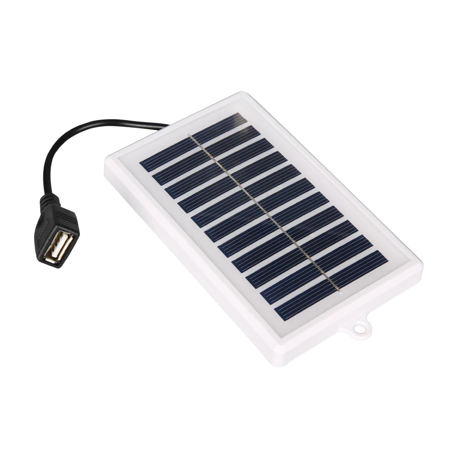 1/2PCS draagbare zonnelader Draagbare zonnelader-USB-uitgang voor gebruik buitenshuis - voor reizen en kamperen, zaklamp, opladen van ventilatoren