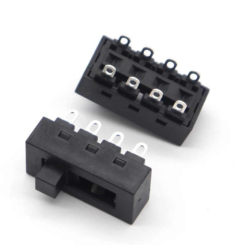 【5-1PCS】Black 12A 250V 3 Position 8 Pin Toggle Slide Switches LQ-103H Hair Dryer for JJ-15 Philips Flyco FH6218/20/21/31