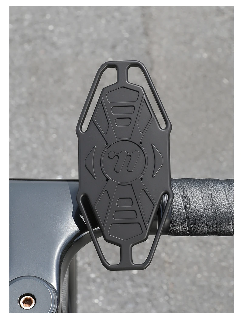 WEST BIKING Fahrrad-Handyhalterung aus Silikon mit Schnellverschluss, Rutschfester Lenkerhalter für Radfahren, Navigation, Motorradfahrten, Universell – Detail 16