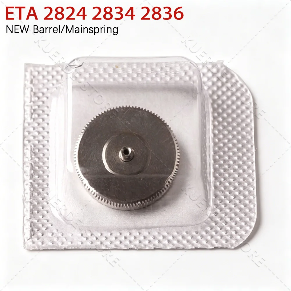 New Replacement Complete Barrel Mainspring For ETA 2824 2836 2834 Watch Movement Accessory Repair Part For Watchmaker