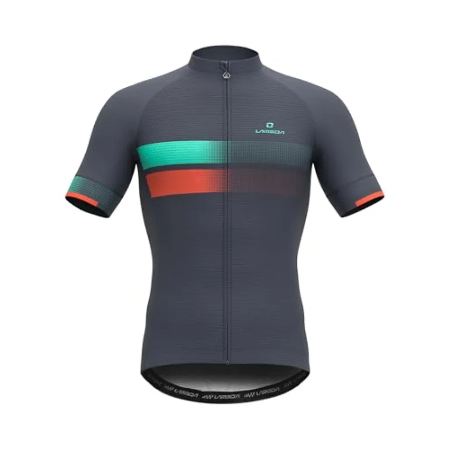 

LAMEDA Men's Cycling Jersey Breathable Lightweight Bike Jersey Short Sleeve Quick Dry Moisture Wicking Biking Shirts
