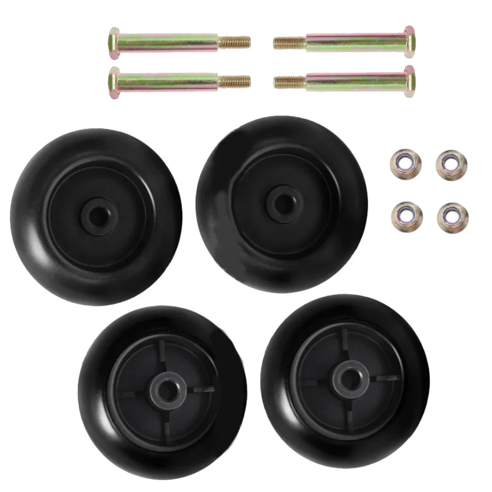 Outdoor Lawn Maintenance Lawn Mower Wheels Installation Accessory Easy Installation Wheels For Multiple Mower Models
