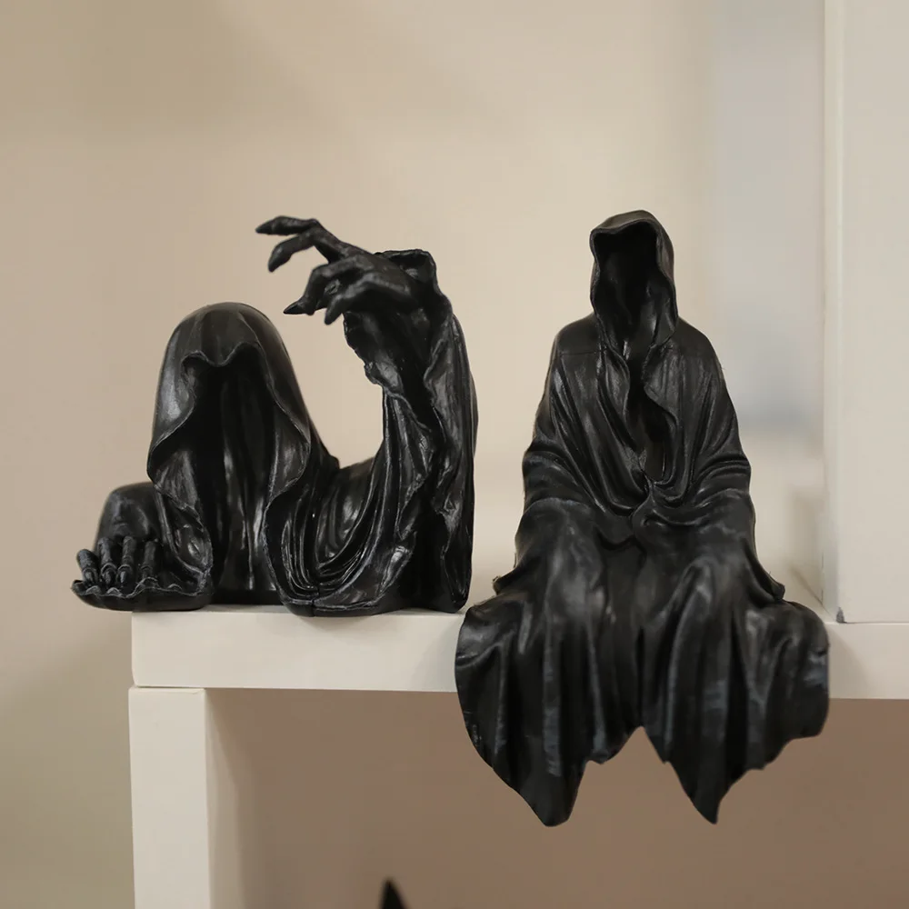Reaper Ringwraith Nazgûl em Senhor dos Anéis Action Figure Modelo Brinquedos Decoração Resina Presente de Halloween
