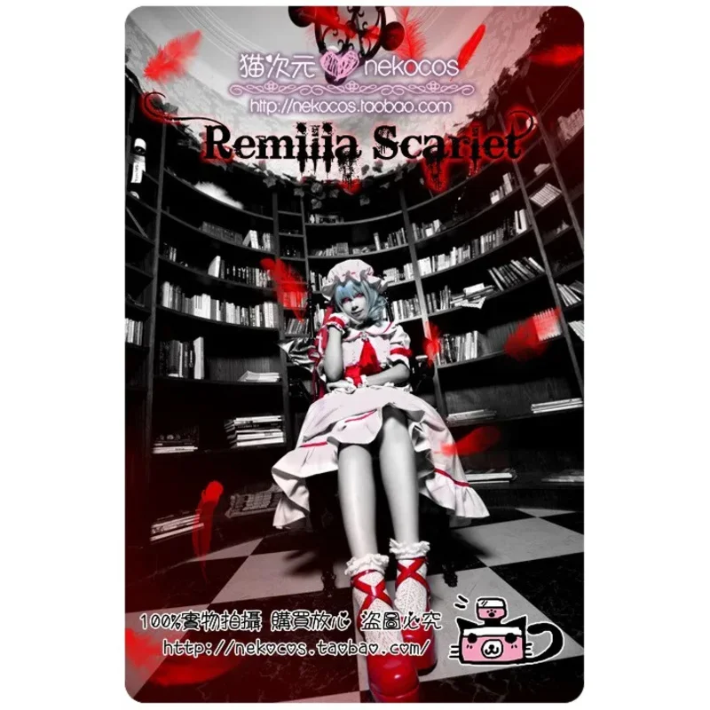 

ff34Touhou Remilia Scarlet Delux Косплей Костюм с крылом